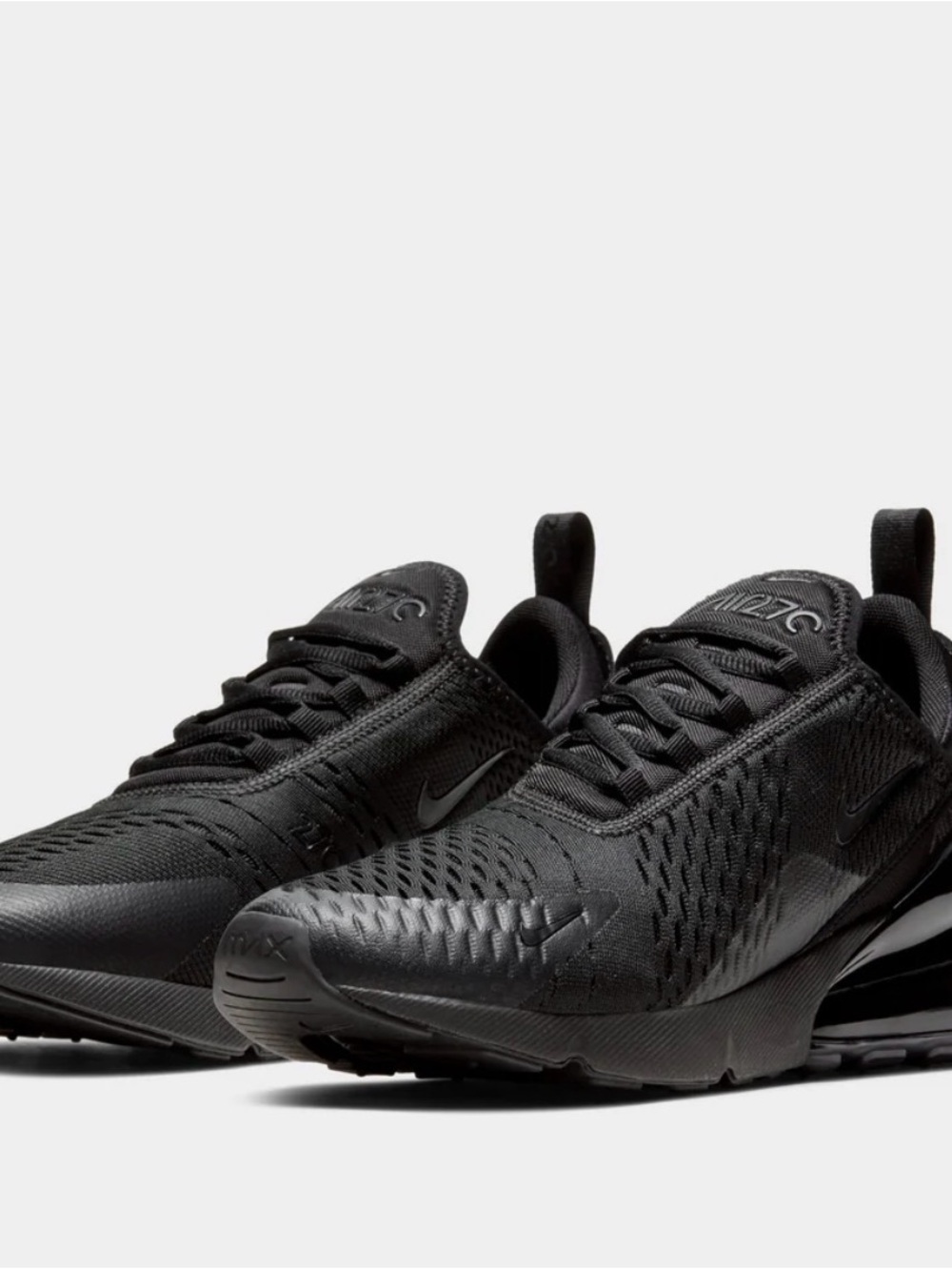 Nike Air Max Low-Profile Unisex Black Sneakers